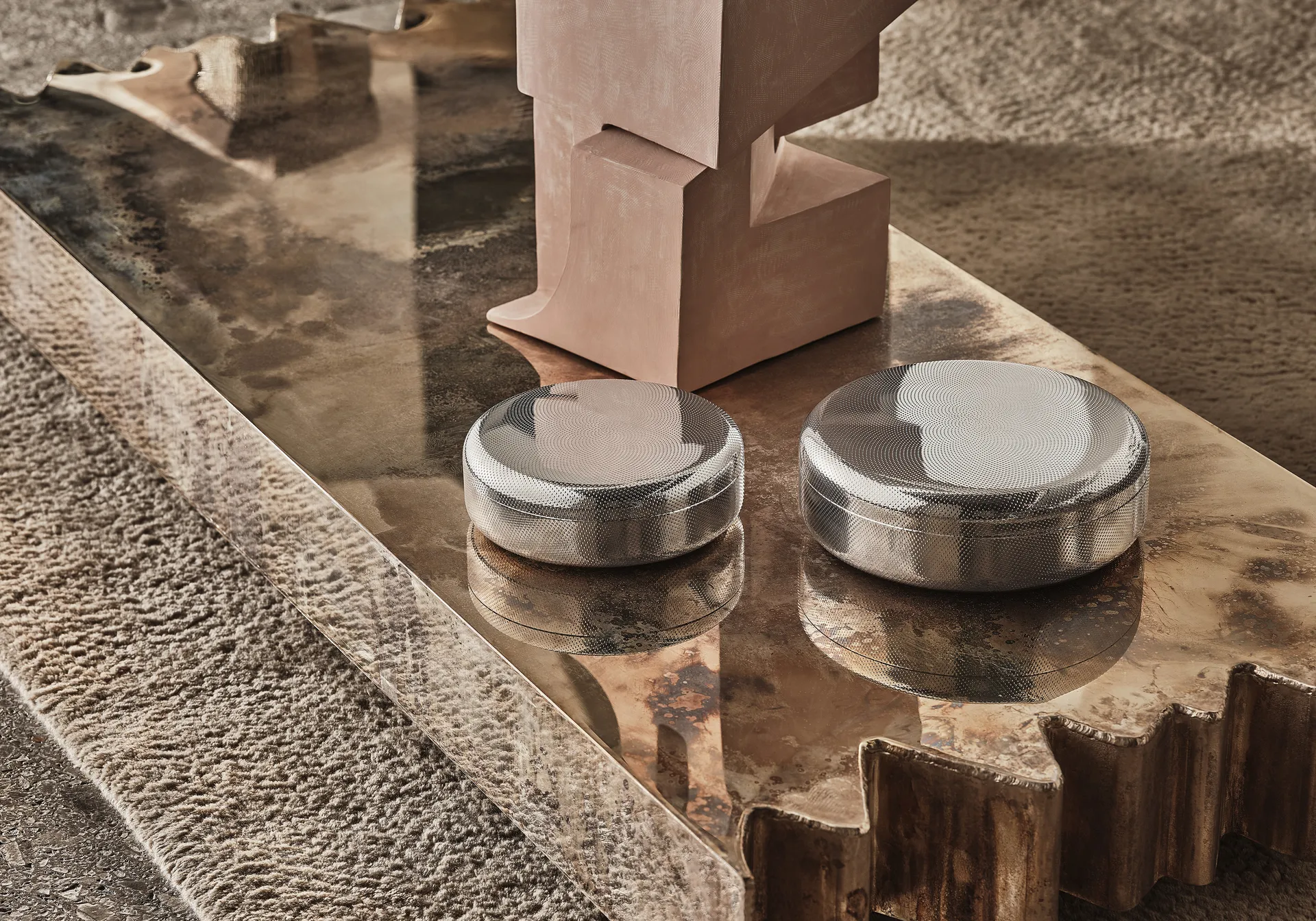 엑스트라 오디너리 텍스처 수납 병, Ø23 cm Alessi | 알레시