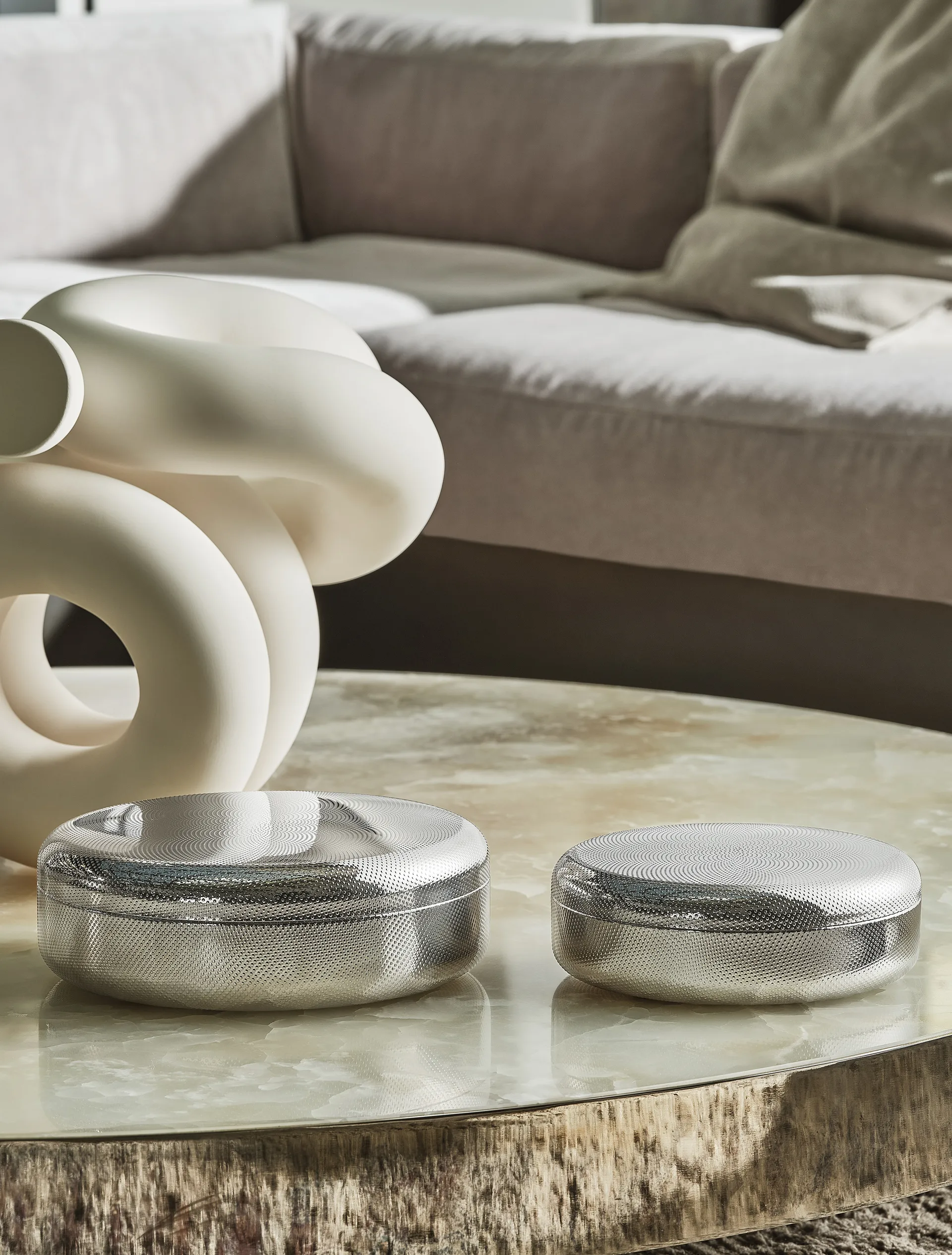 엑스트라 오디너리 텍스처 수납 병, Ø28 cm Alessi | 알레시