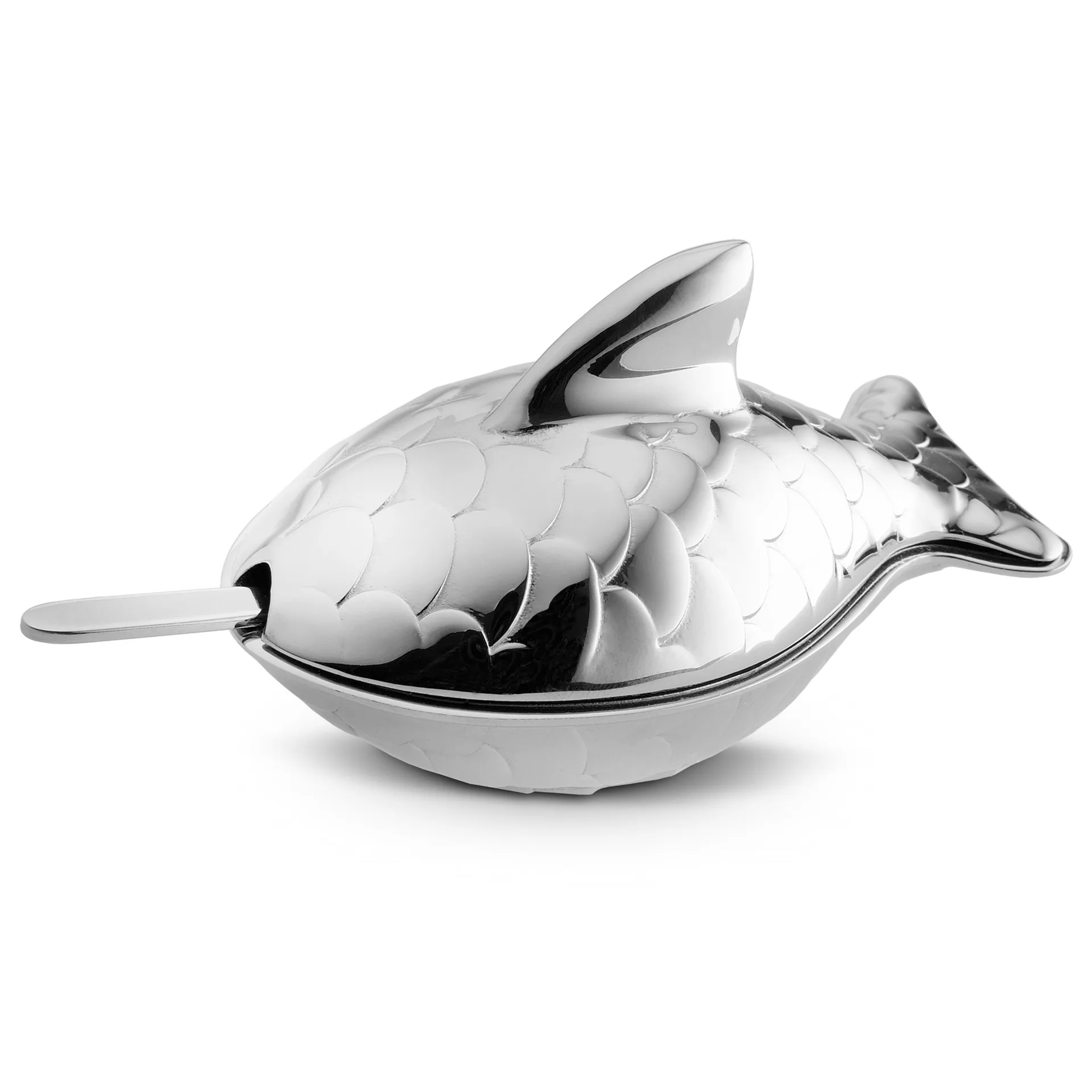 Colombina fish salt cellar, stainless steel Alessi | 알레시