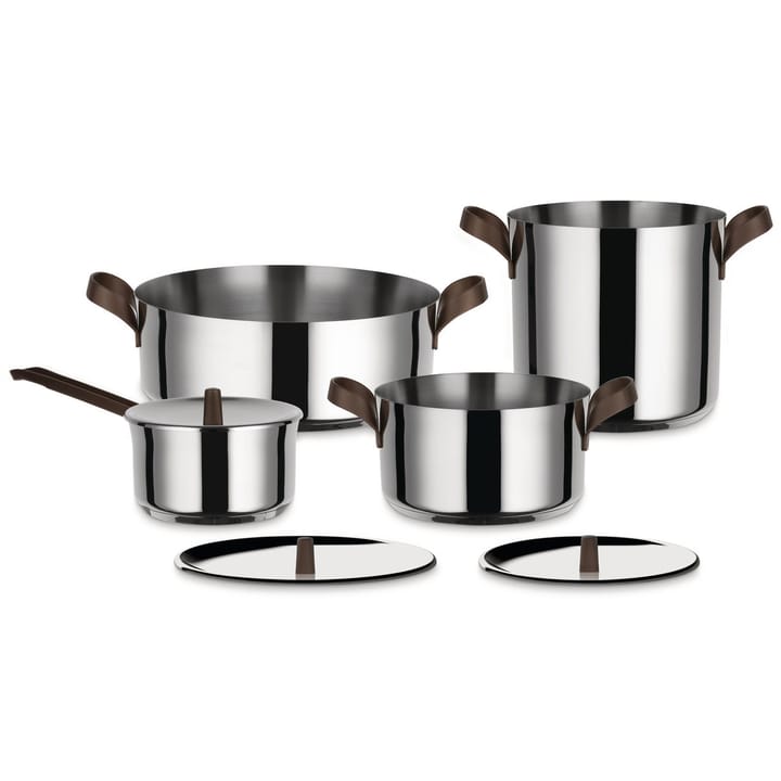 Edo pot 세트 7 pieces - stainless steel - Alessi | 알레시