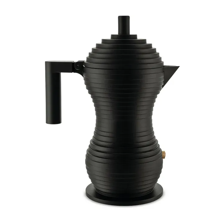 Pulcina 에스프레소 메이커 블랙 - 15 cl, 3 cups - Alessi | 알레시