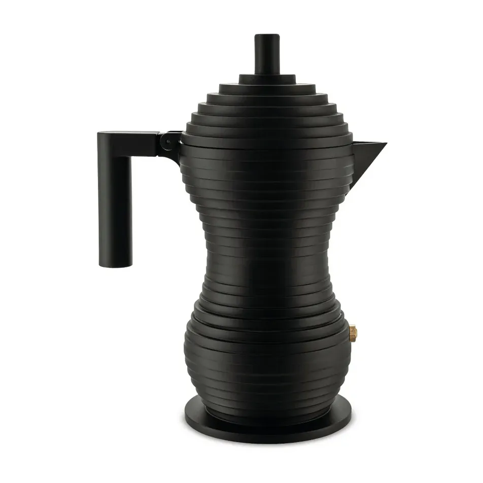 Pulcina 에스프레소 메이커 블랙, 30 cl, 6 cups Alessi | 알레시