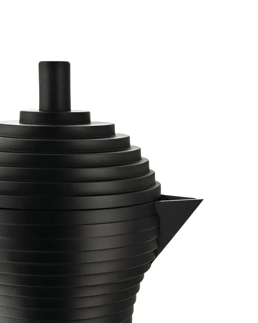 Pulcina 에스프레소 메이커 블랙, 30 cl, 6 cups Alessi | 알레시