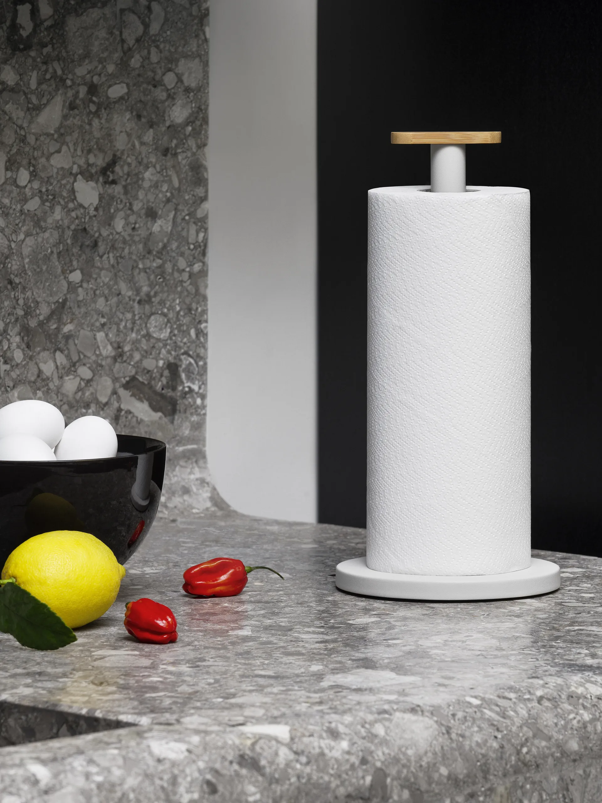 마티나 키친 페이퍼 홀더, Warm grey Alessi | 알레시