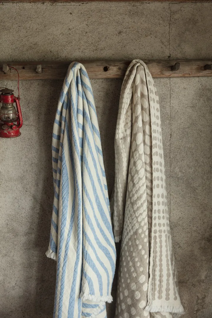 하벳 담요 120x170 cm, Blue-offwhite Almedahls | 알메달스