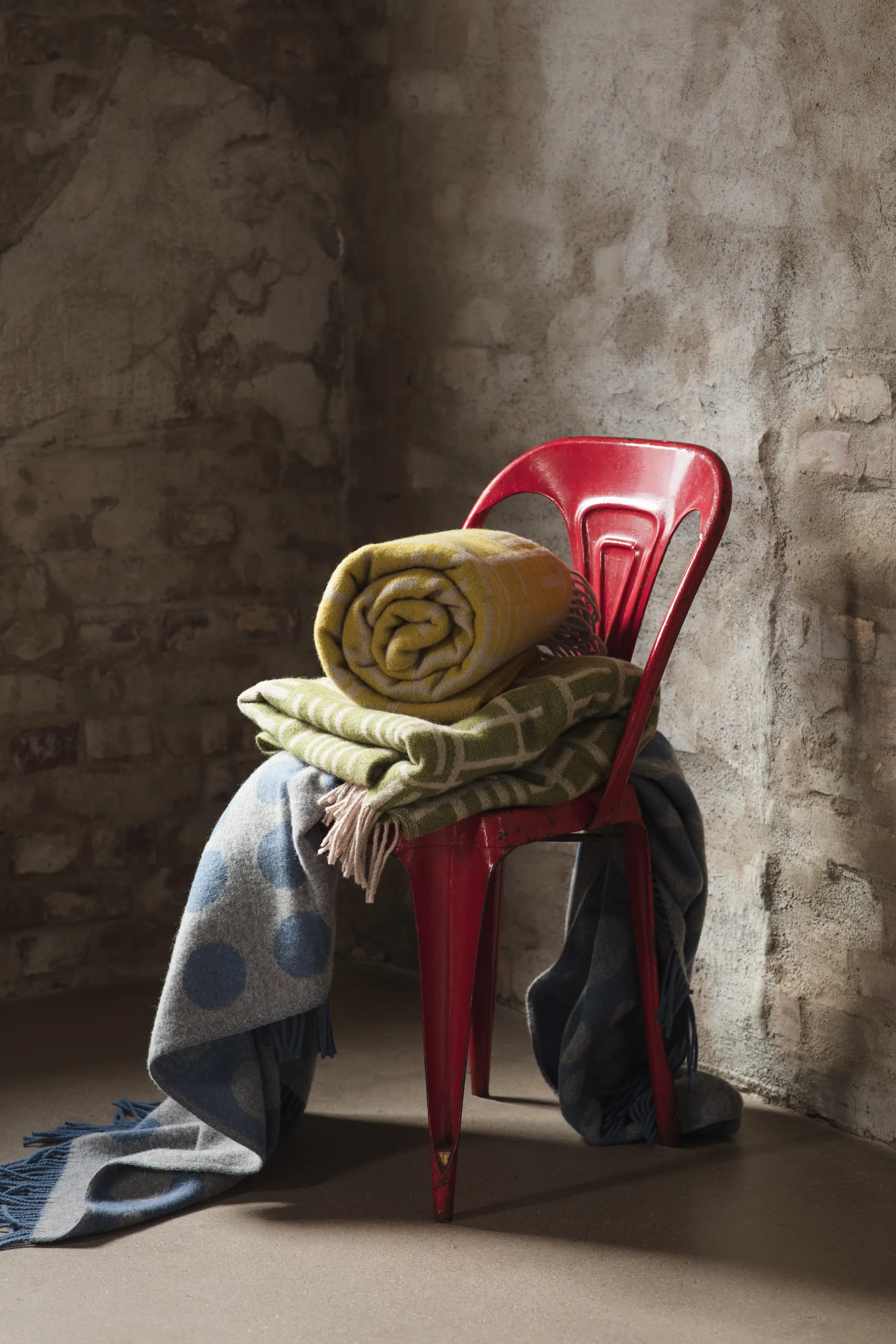 프릭티그 스로우 130x170 cm, Blue-beige Almedahls | 알메달스