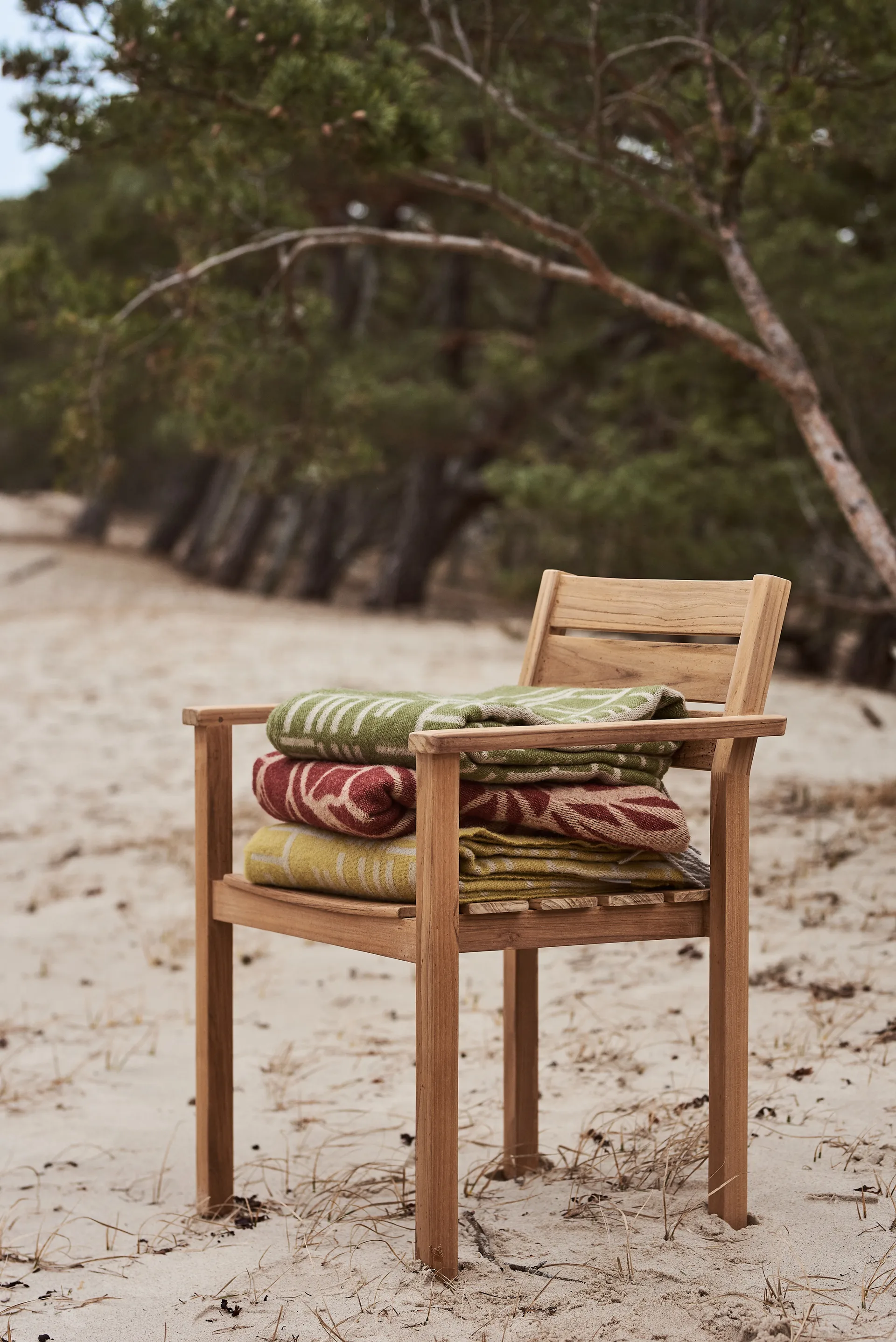 피케핀 스로우 130x170 cm, Moss green-beige Almedahls | 알메달스