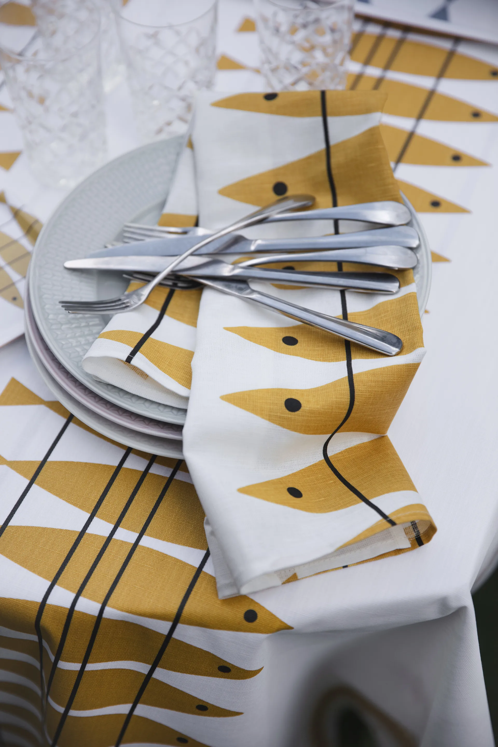 실 오일클로스 145x220 cm, Ochre Almedahls | 알메달스