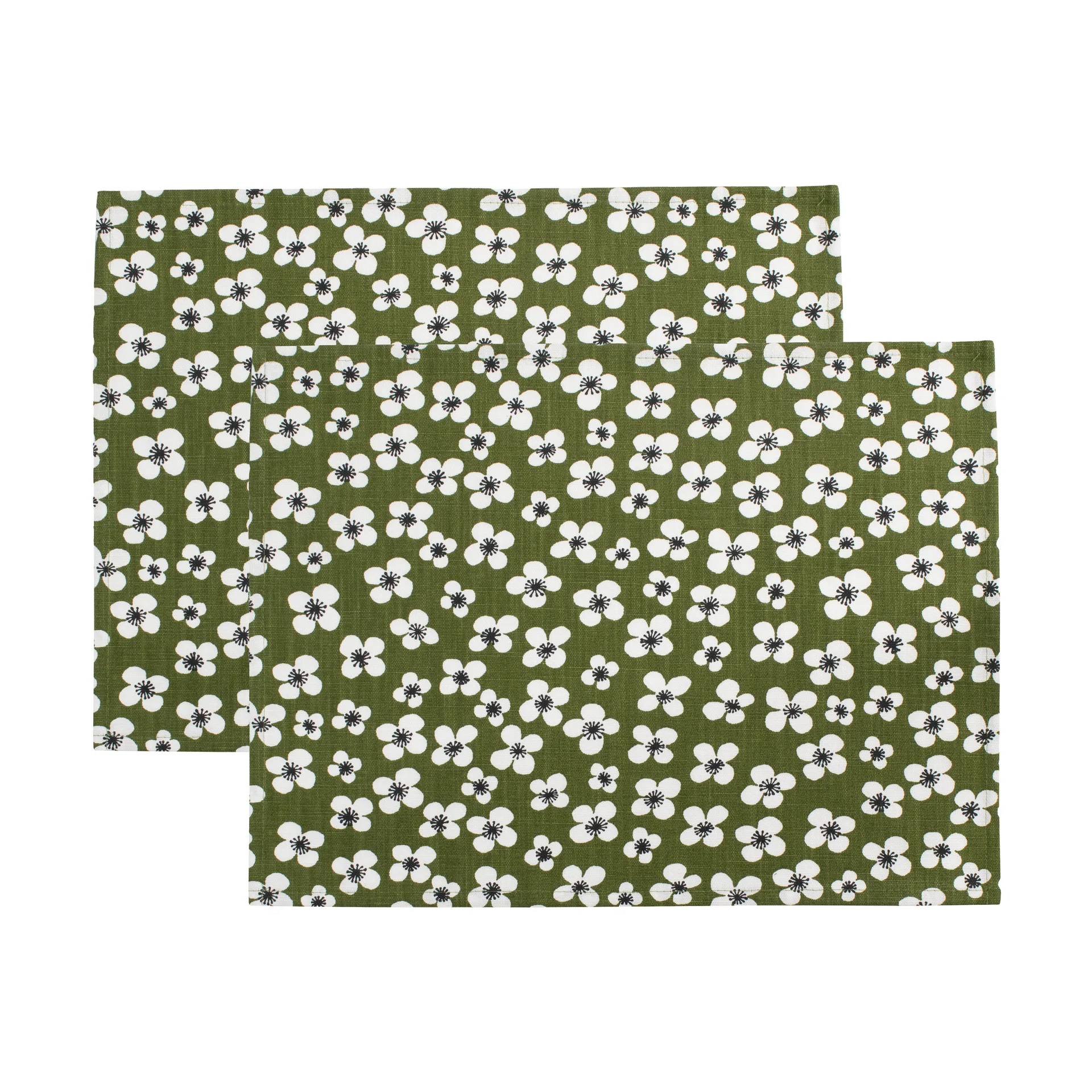 벨 아미 테이블매트 2개 세트, Dark green, 34x45 cm Almedahls | 알메달스