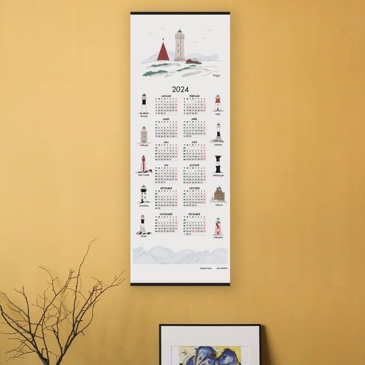 스웨디시 파인 트리 달력 2024, 35x90 cm Almedahls | 알메달스