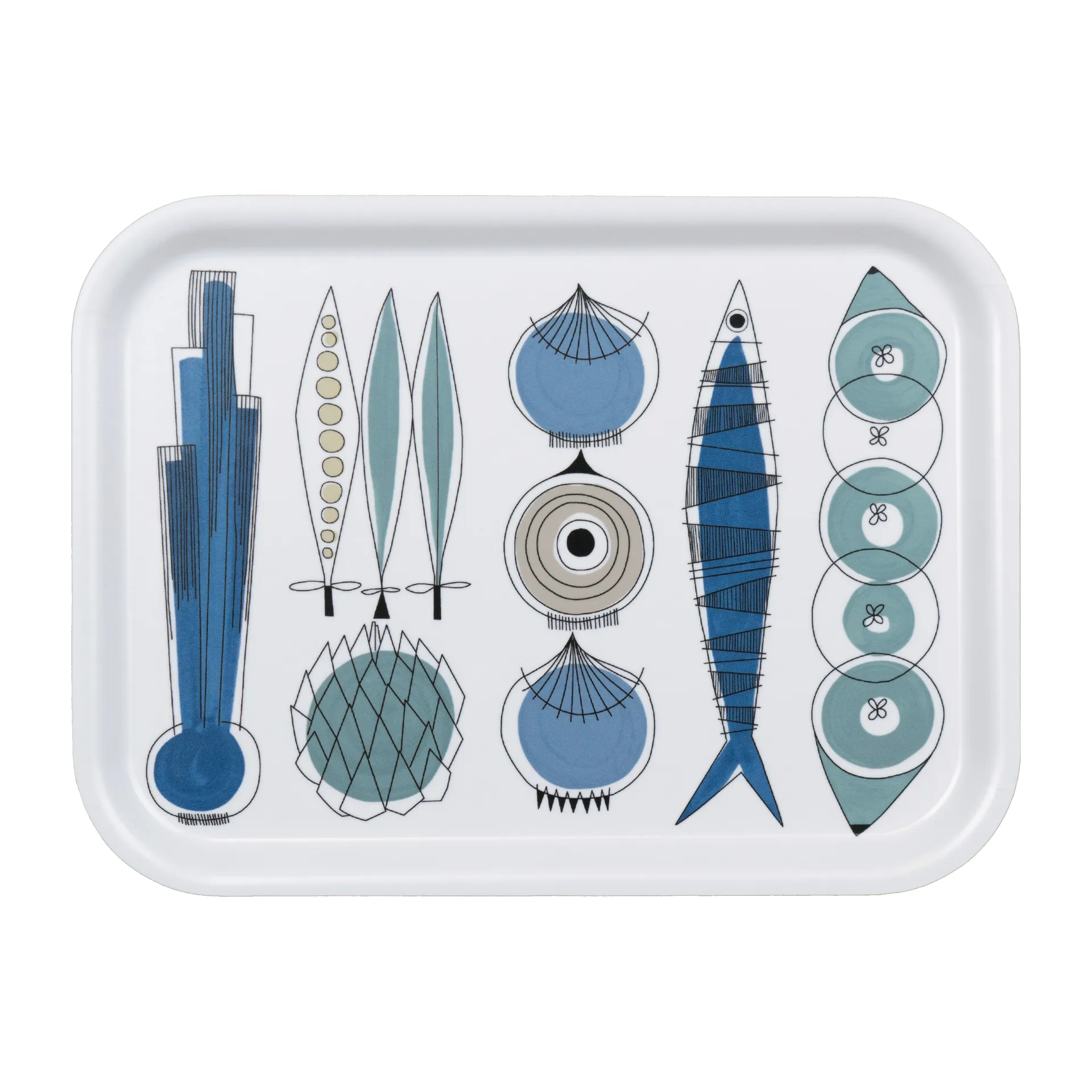 픽닉 트레이 20x27 cm, Blue-beige Almedahls | 알메달스