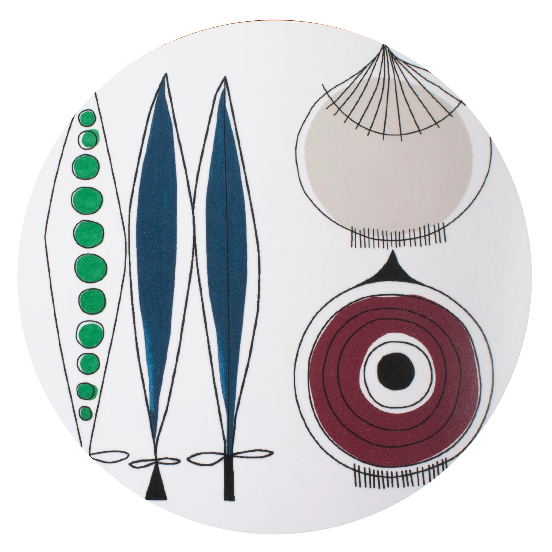 픽닉 냄비받침 어니언 Ø21 cm, blue-multi Almedahls | 알메달스