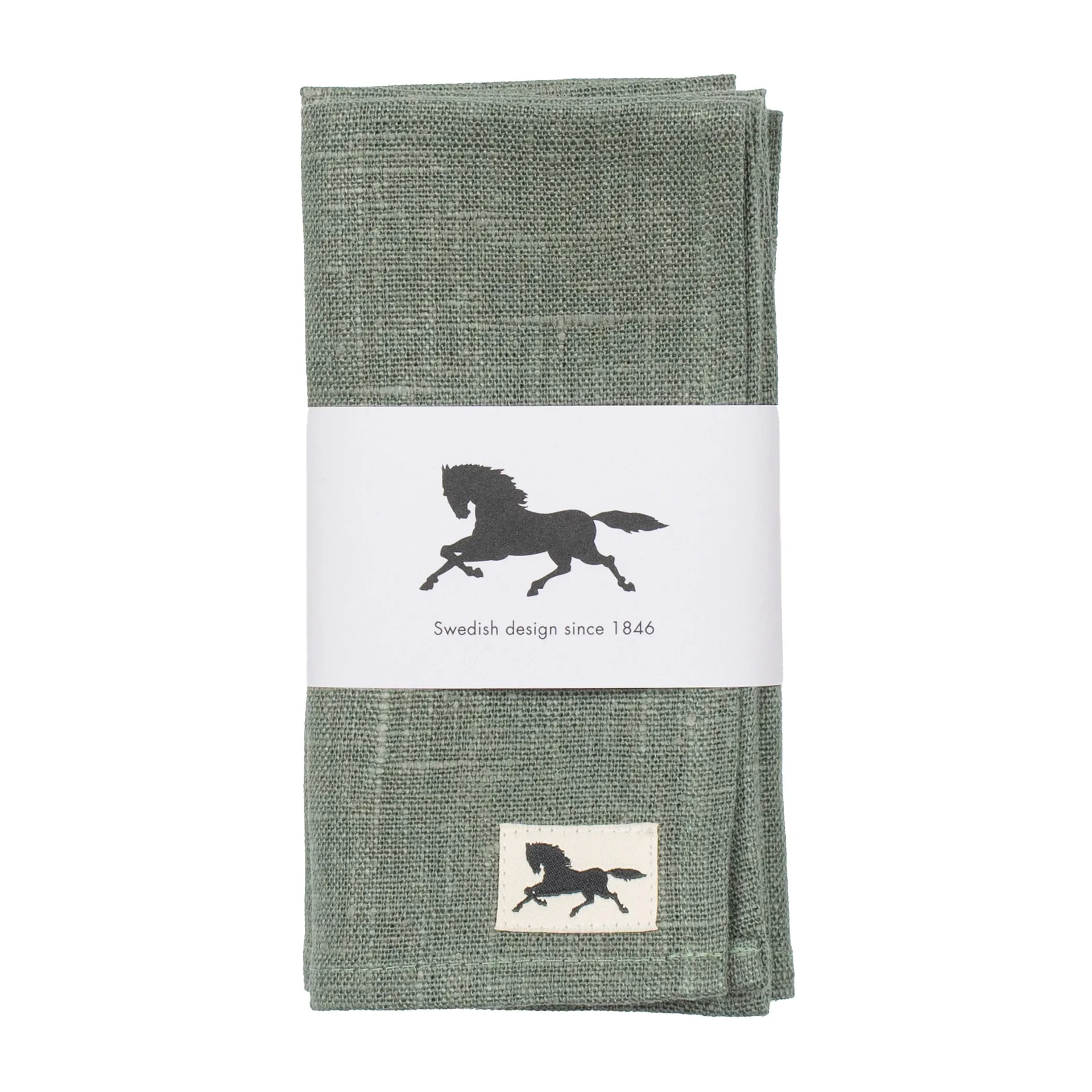 리넨 냅킨 32x32 cm 2개 세트, Green Almedahls | 알메달스