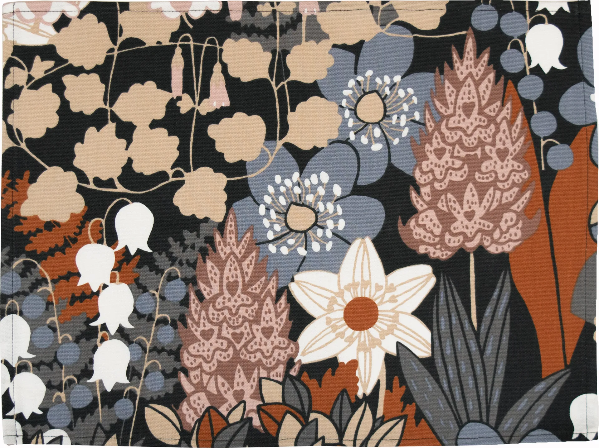 스코겐 테이블매트 34x45 cm 2개 세트, Blue-brown Almedahls | 알메달스