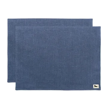 리넨 테이블매트 34x45 cm 2개 세트 - Blue - Almedahls | 알메달스