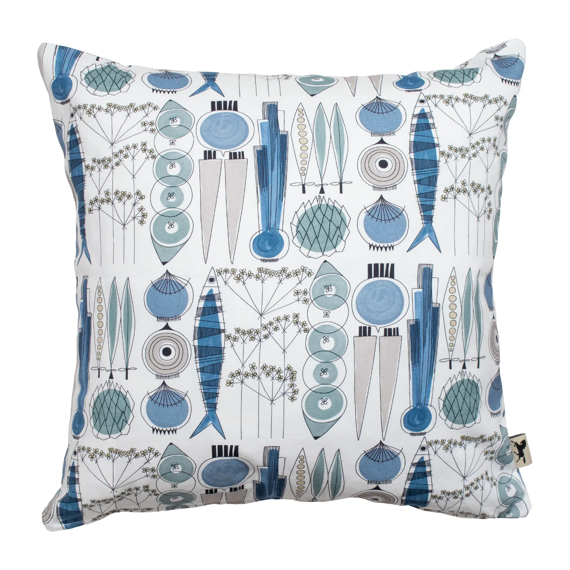 픽닉 쿠션커버 47x47 cm, Blue-beige Almedahls | 알메달스