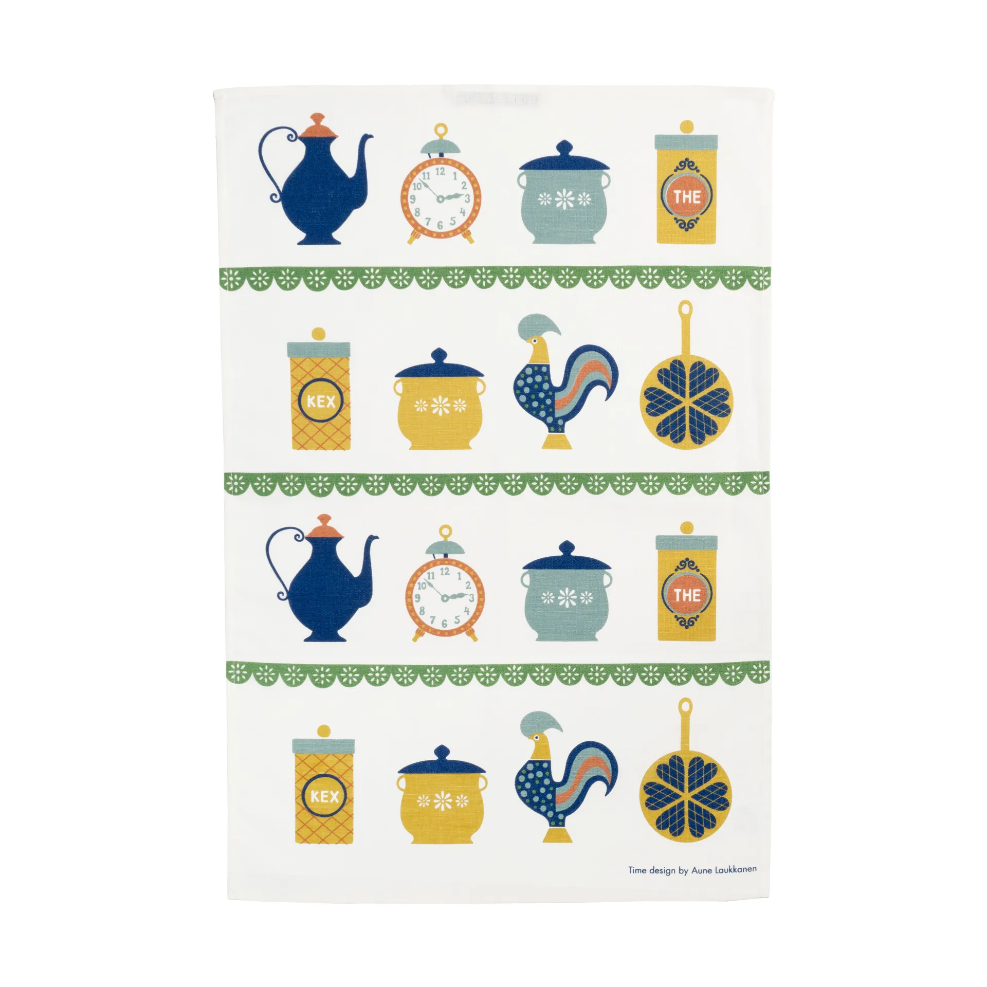 타임 주방 타올 47x70 cm, Blue-yellow Almedahls | 알메달스