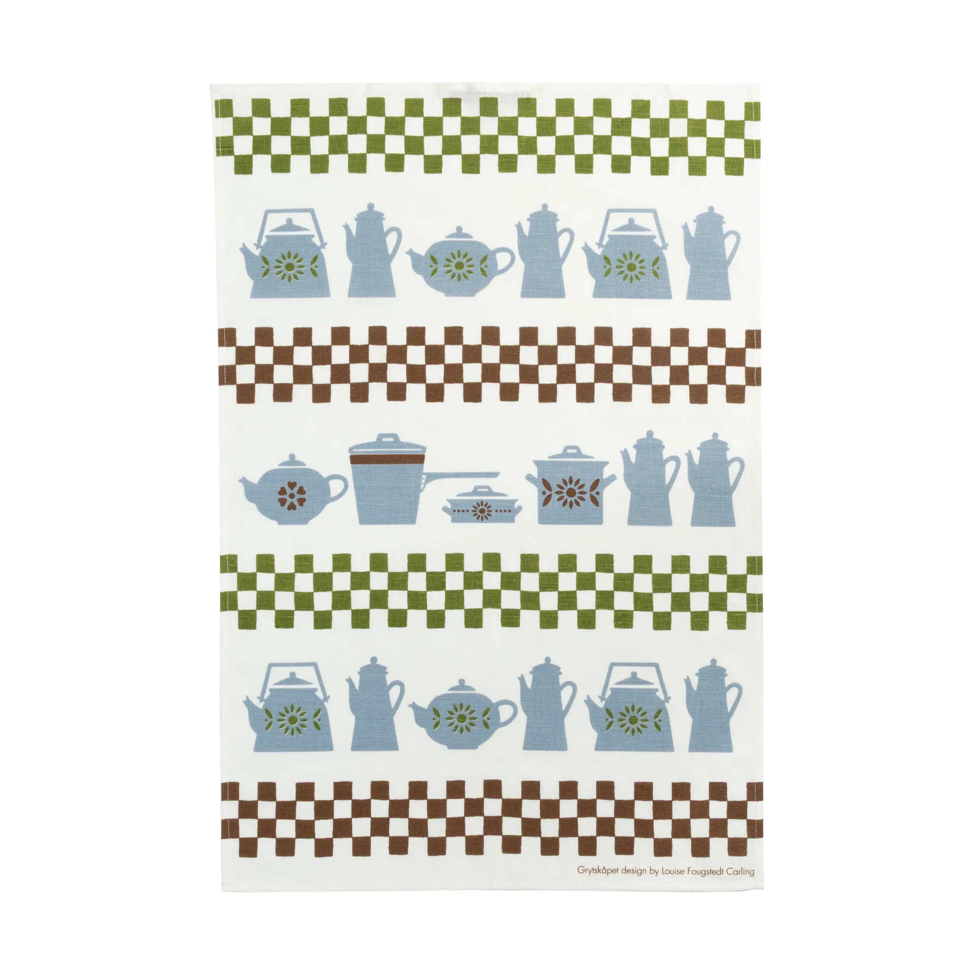 그뤼츠코펫 키친 타월 47x70 cm, Multi-blue-green Almedahls | 알메달스