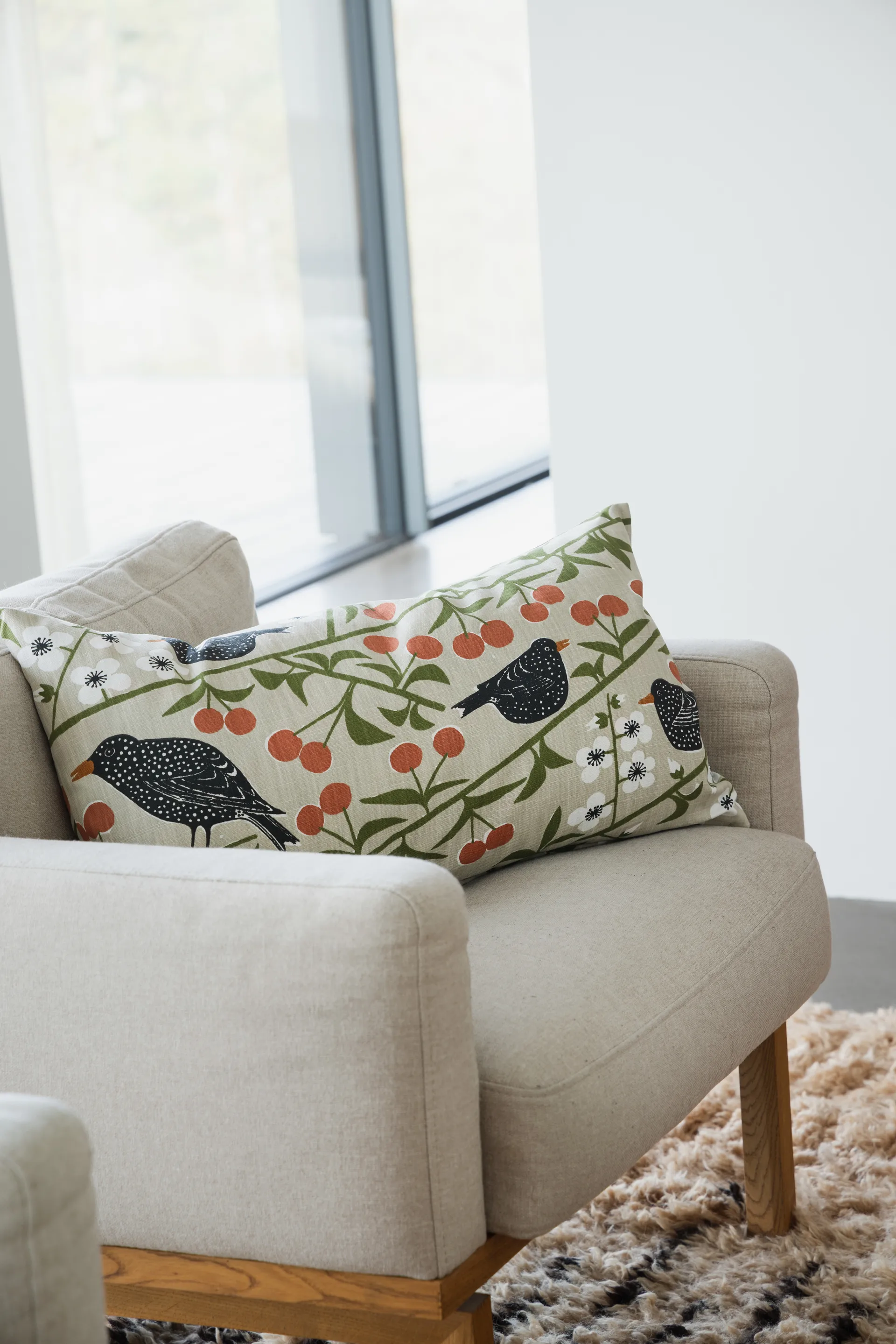 체리 가든 쿠션 커버, Beige, 40x70 cm Almedahls | 알메달스