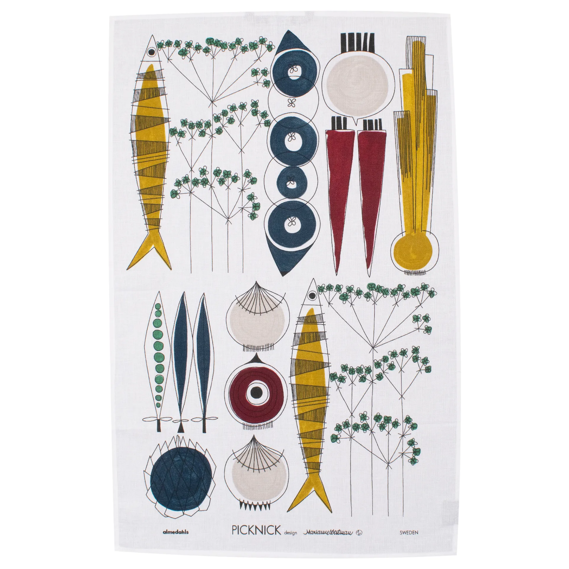 픽닉 주방타올, Blue-multi Almedahls | 알메달스