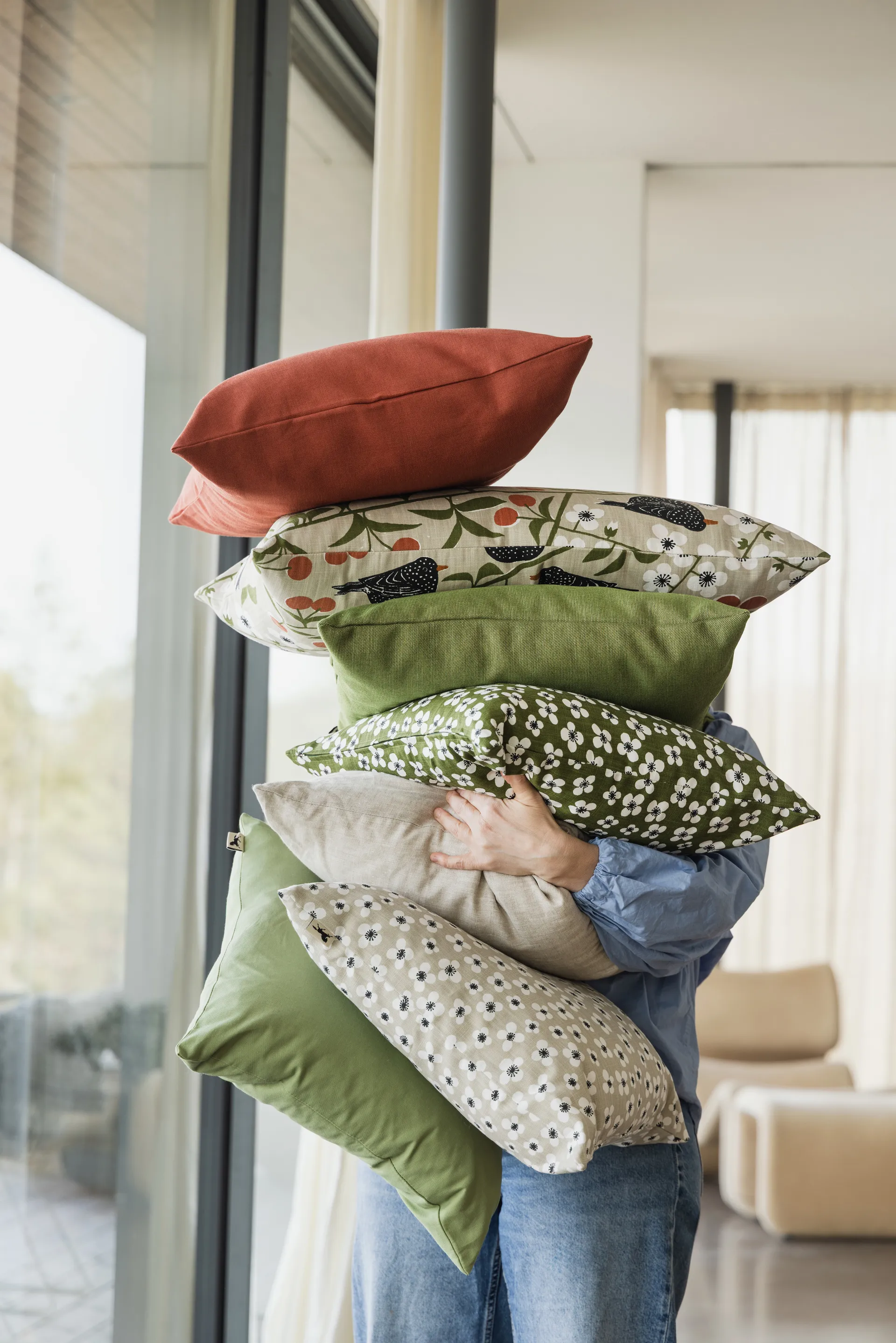 벨 아미 쿠션 커버, Dark green, 47x47 cm Almedahls | 알메달스