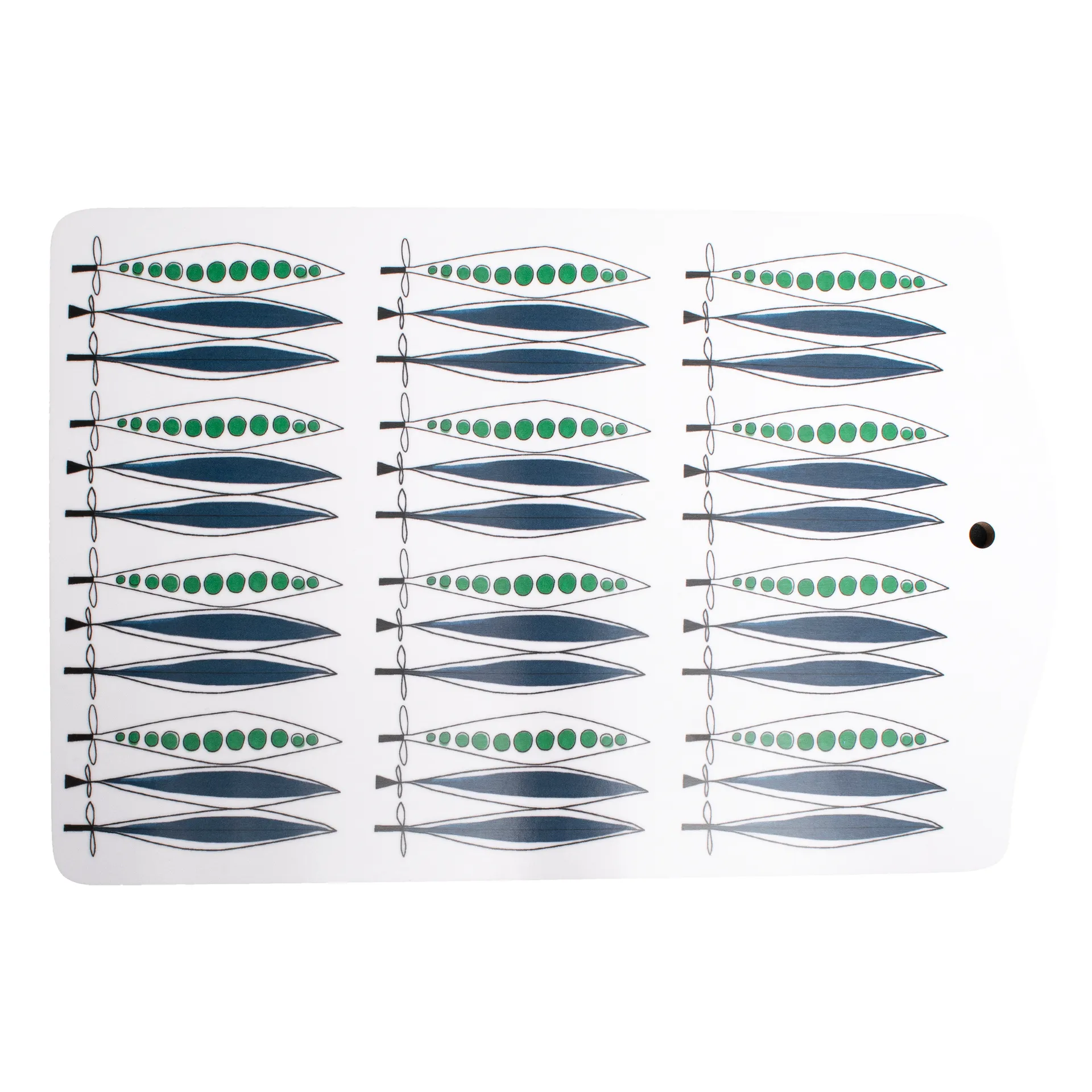 픽닉 도마 peas 20x30 cm, blue-multi Almedahls | 알메달스