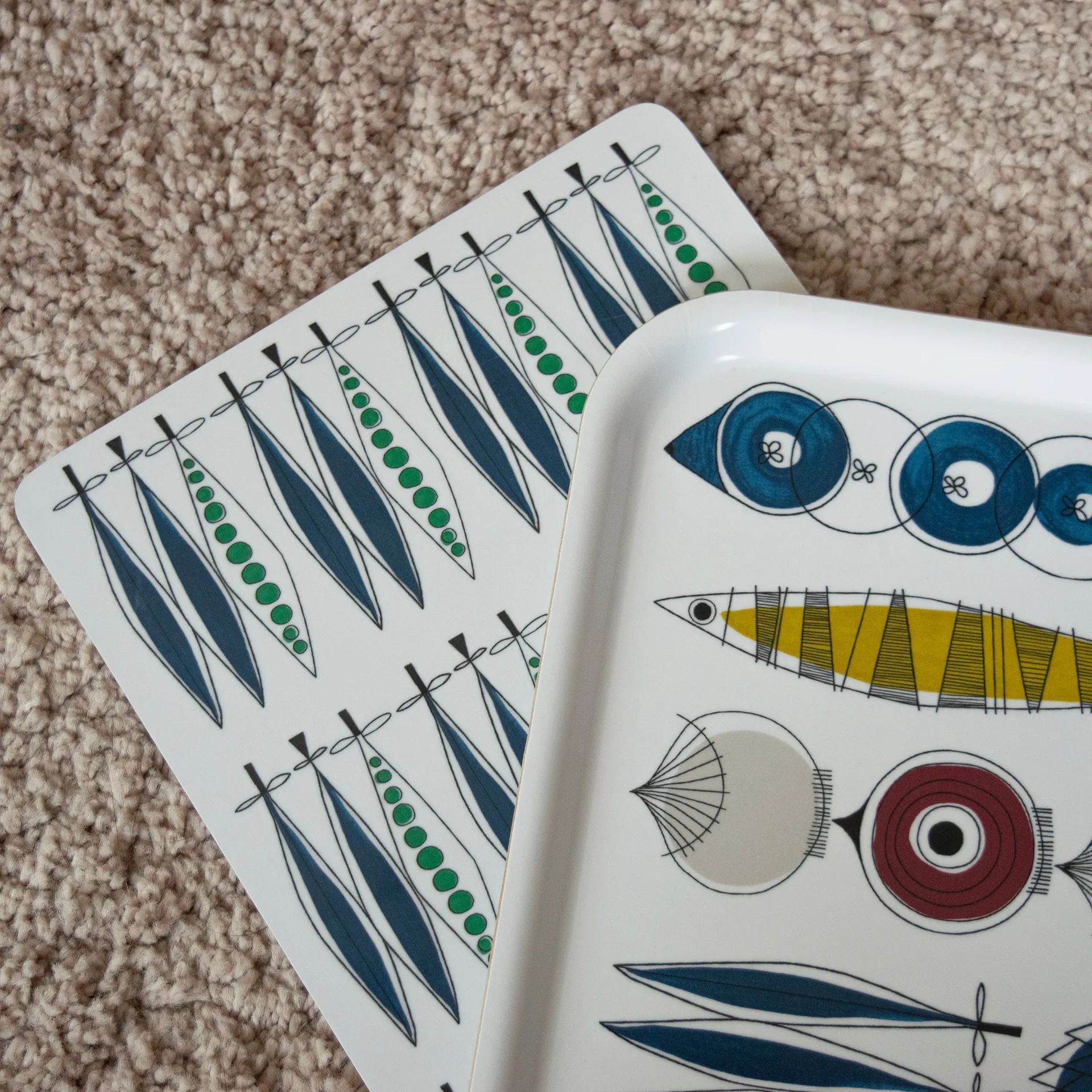 픽닉 도마 peas 20x30 cm, blue-multi Almedahls | 알메달스