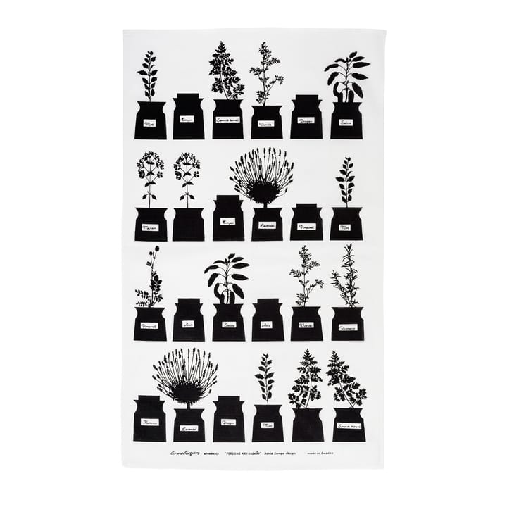 Persons kryddskåp 주방타올 블랙 에디션, 47x70 cm Almedahls | 알메달스