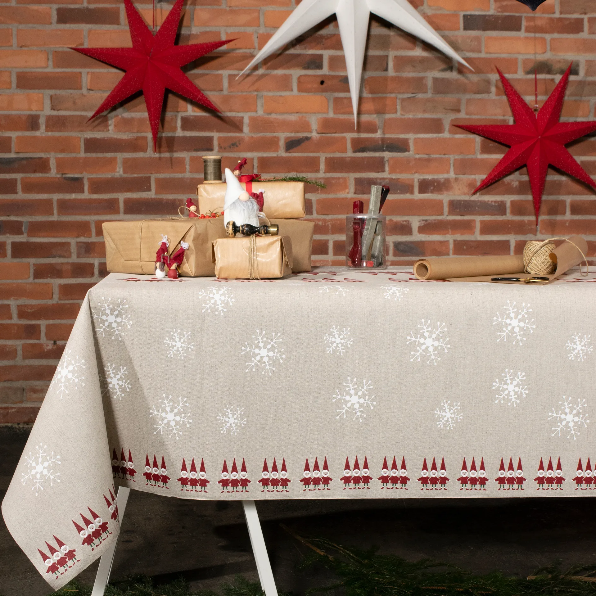 Tomtenisse 패브릭 라지 산타, beige Almedahls | 알메달스