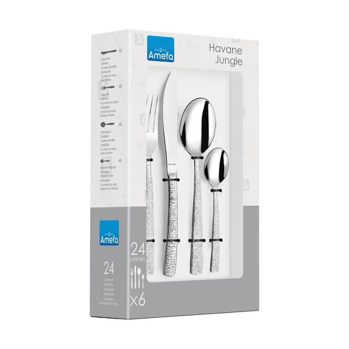 Havanne Jungle 커트러리 세트 24 pieces, Stainless steel Amefa | 아메파