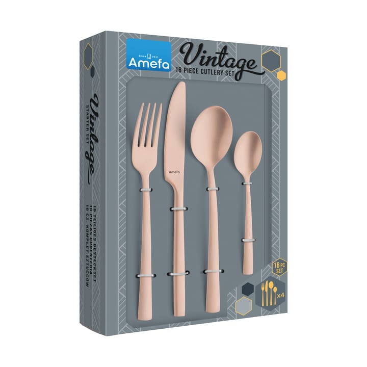 Manille Vintage 커트러리 세트 16 pieces, Copper Amefa | 아메파