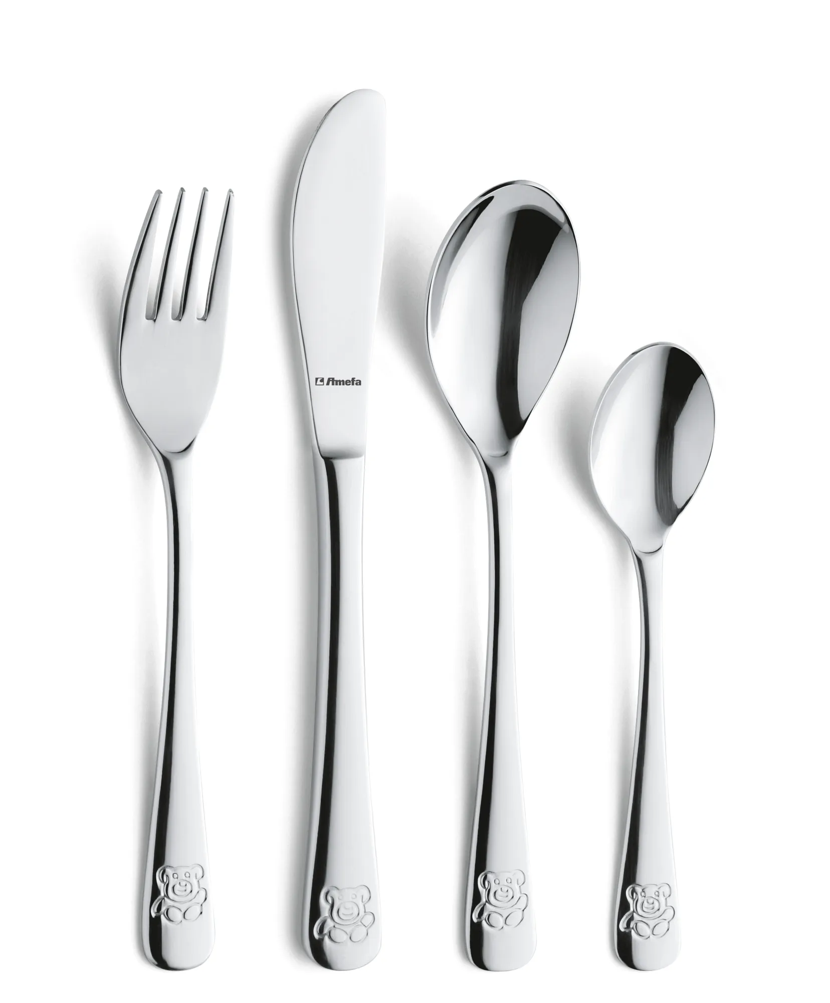 Teddy 어린이용 커트러리 4 pieces, Stainless steel Amefa
