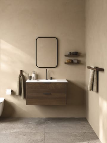 안데르센 타월 랙 더블 73.5 cm - Dark Stain Matt Lacquer Ash - Andersen Furniture | 안데르센 퍼니처
