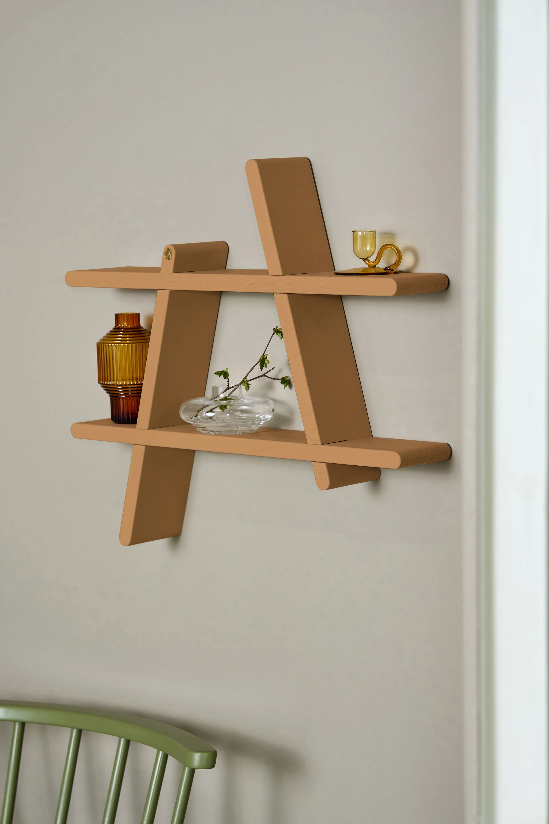 A-선반 벽 선반 스페셜 에디션, Brown beige M 52x9x46 cm Andersen Furniture