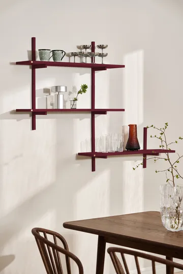 A-라이트 벽 선반 스페셜 에디션 - Wine red 90x21x35 cm - Andersen Furniture