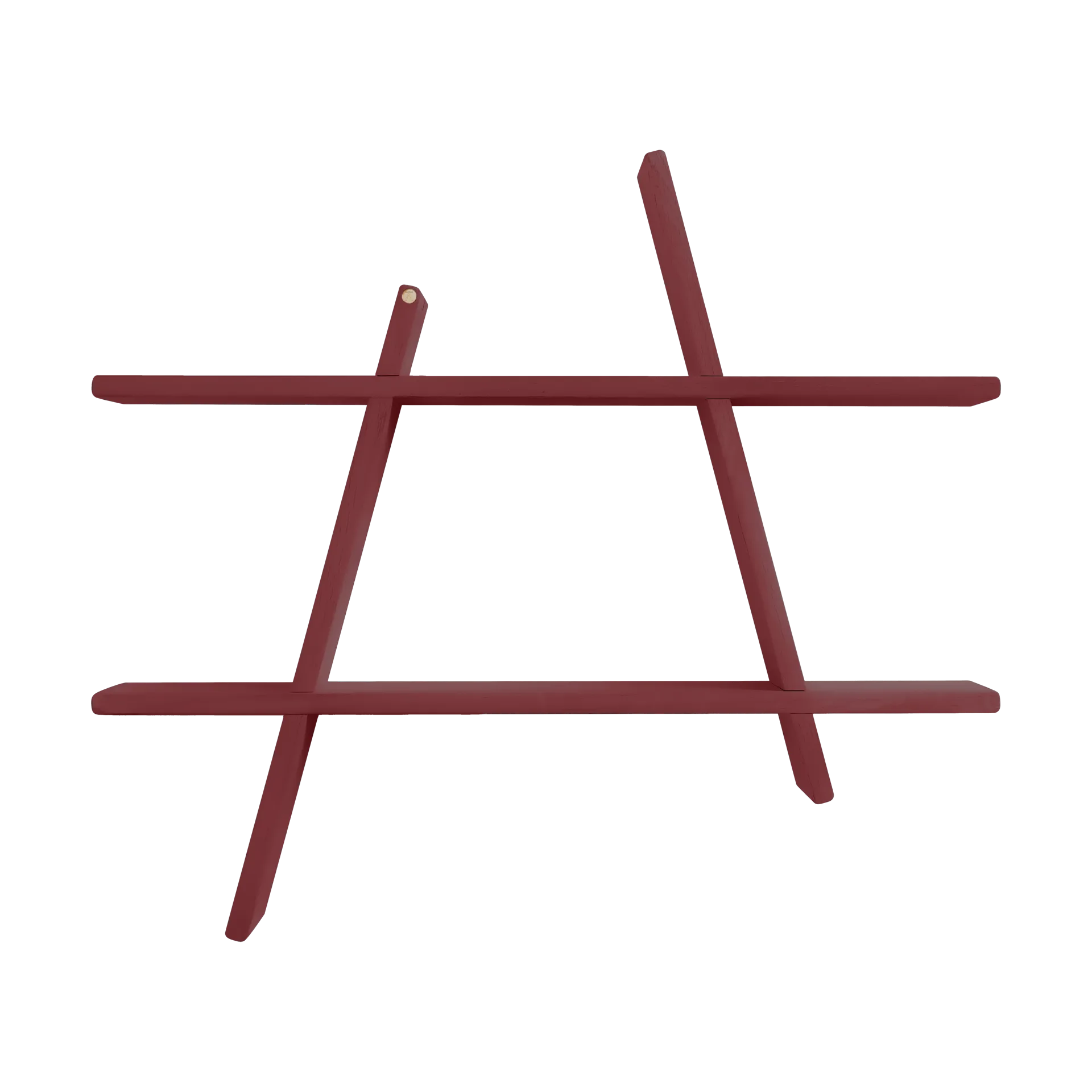 A-선반 벽 선반 스페셜 에디션, Wine red L 78x12x67 cm Andersen Furniture