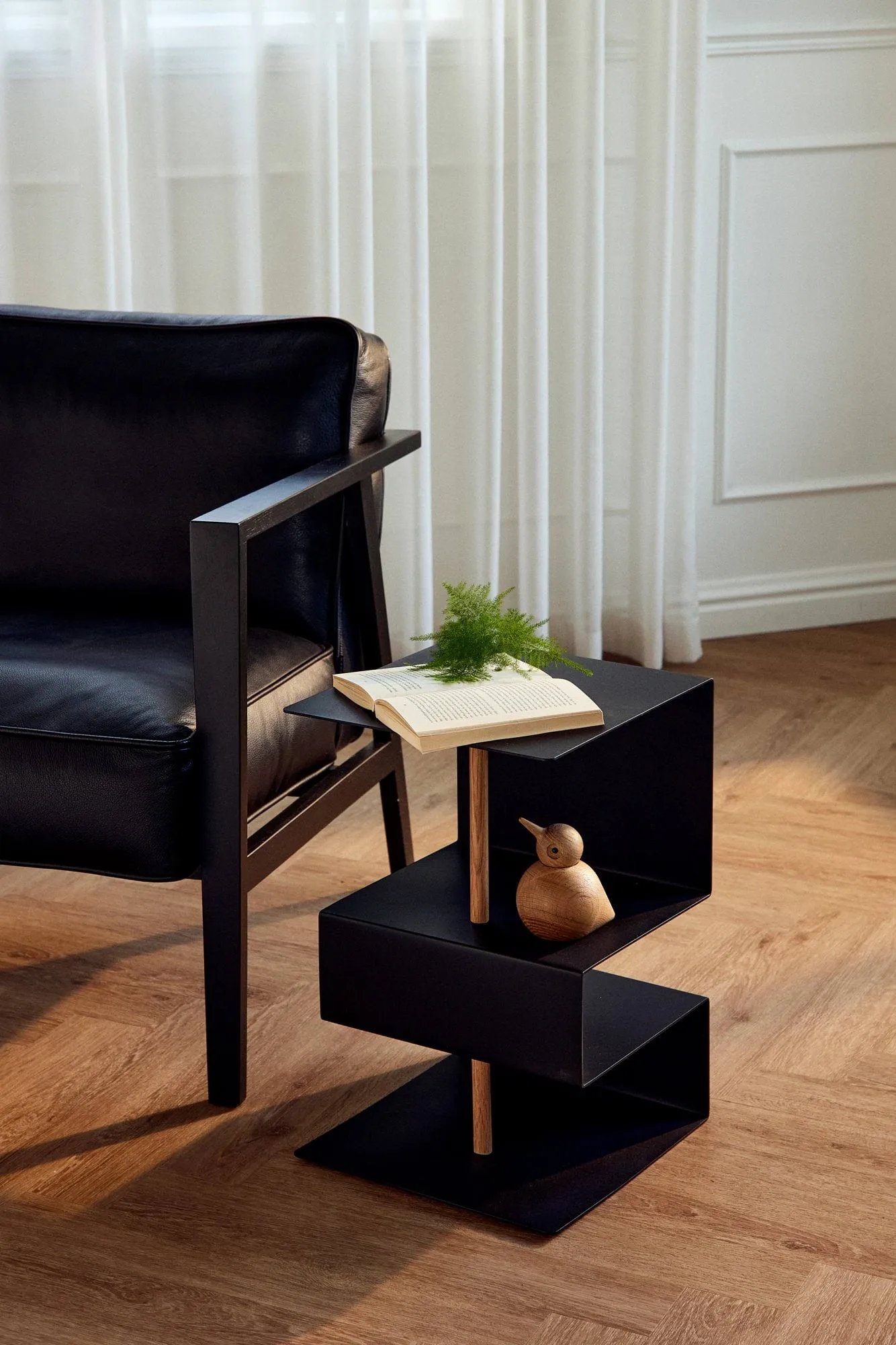 엣지 사이드 테이블, Black (black) Andersen Furniture