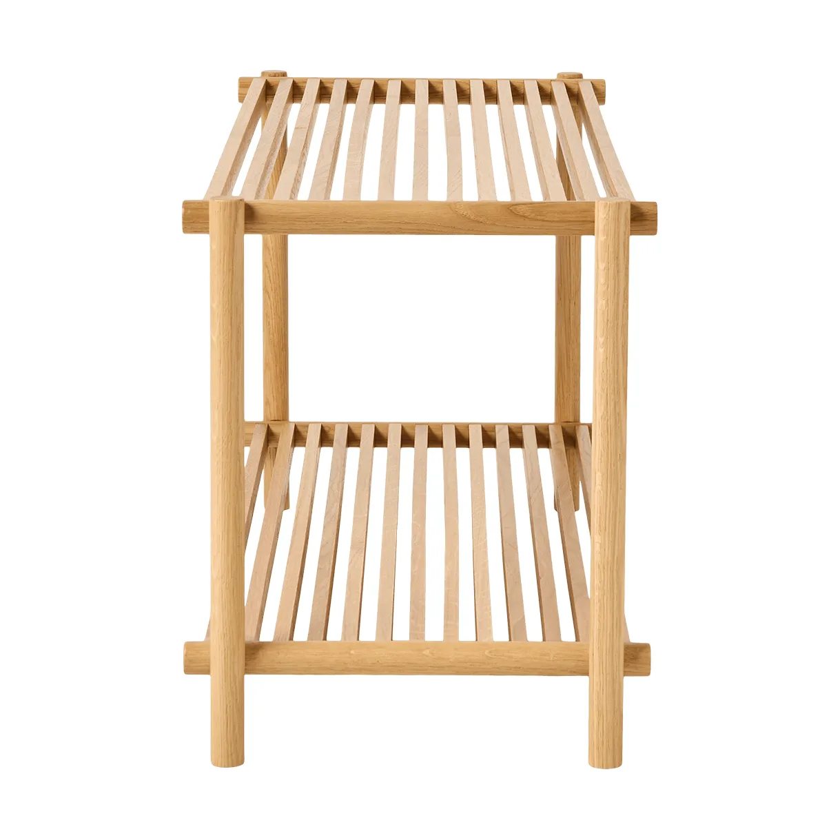 컬럼 신발 선반, Matt lacquered oak Andersen Furniture