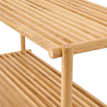컬럼 신발 선반 - Matt lacquered oak - Andersen Furniture