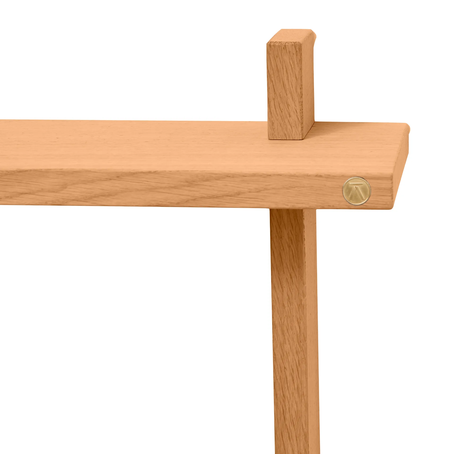 트리트 더블 벽 선반, Oiled Natural Oak, 50x12x50 cm Andersen Furniture