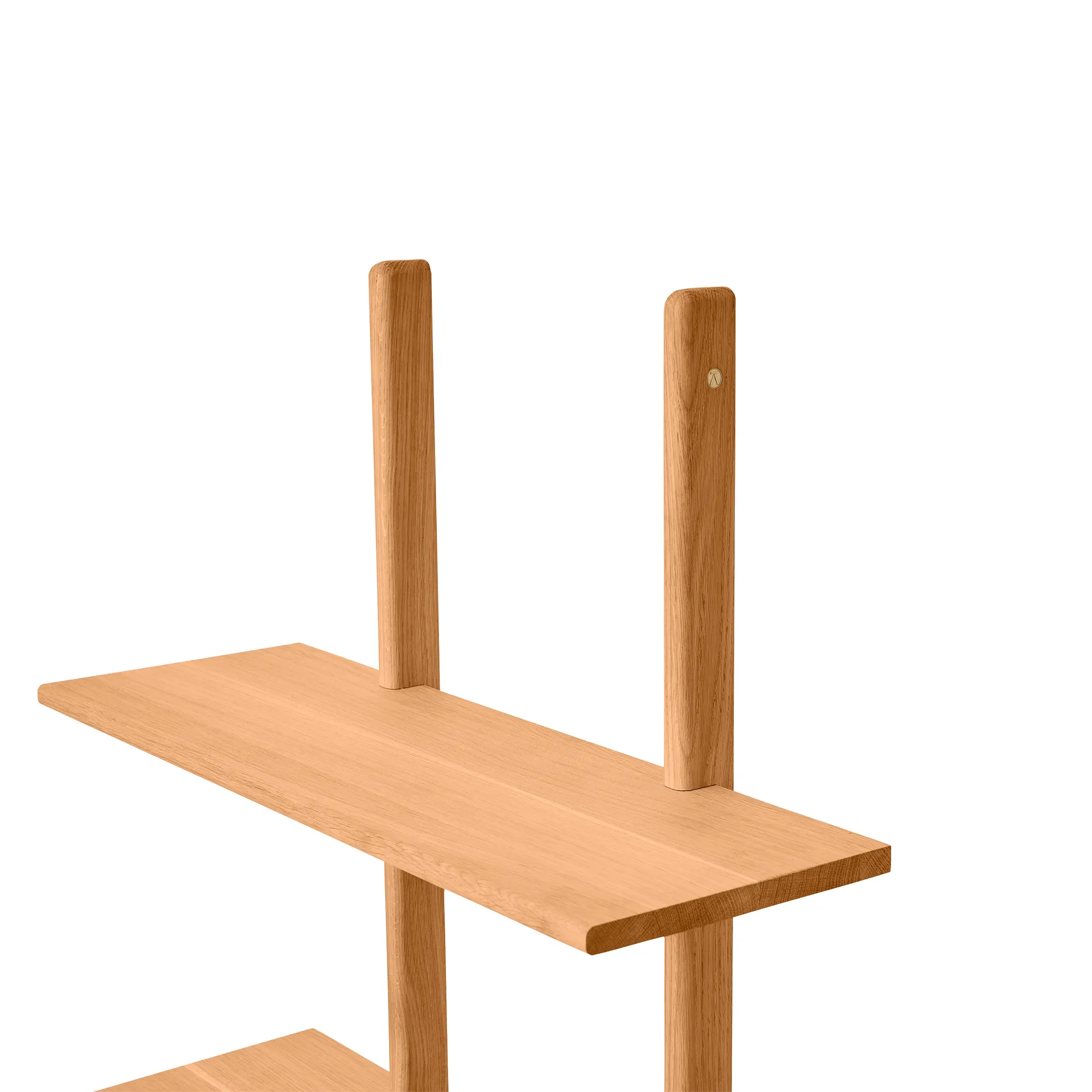 에센스 벽 선반, Oiled Natural Oak, 70x25x140 cm Andersen Furniture