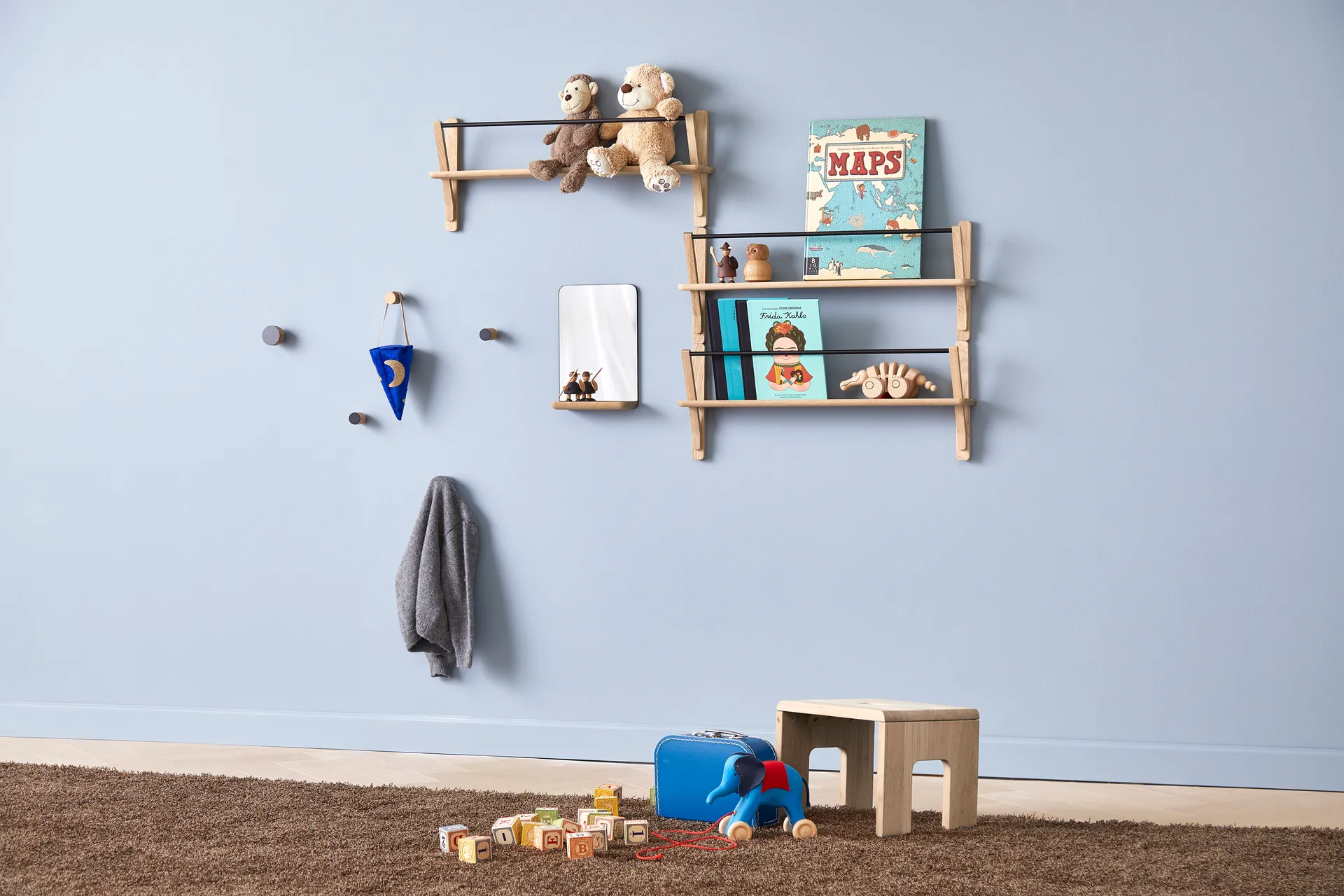 Reach 스툴 35x25x25 cm, Oak Andersen Furniture