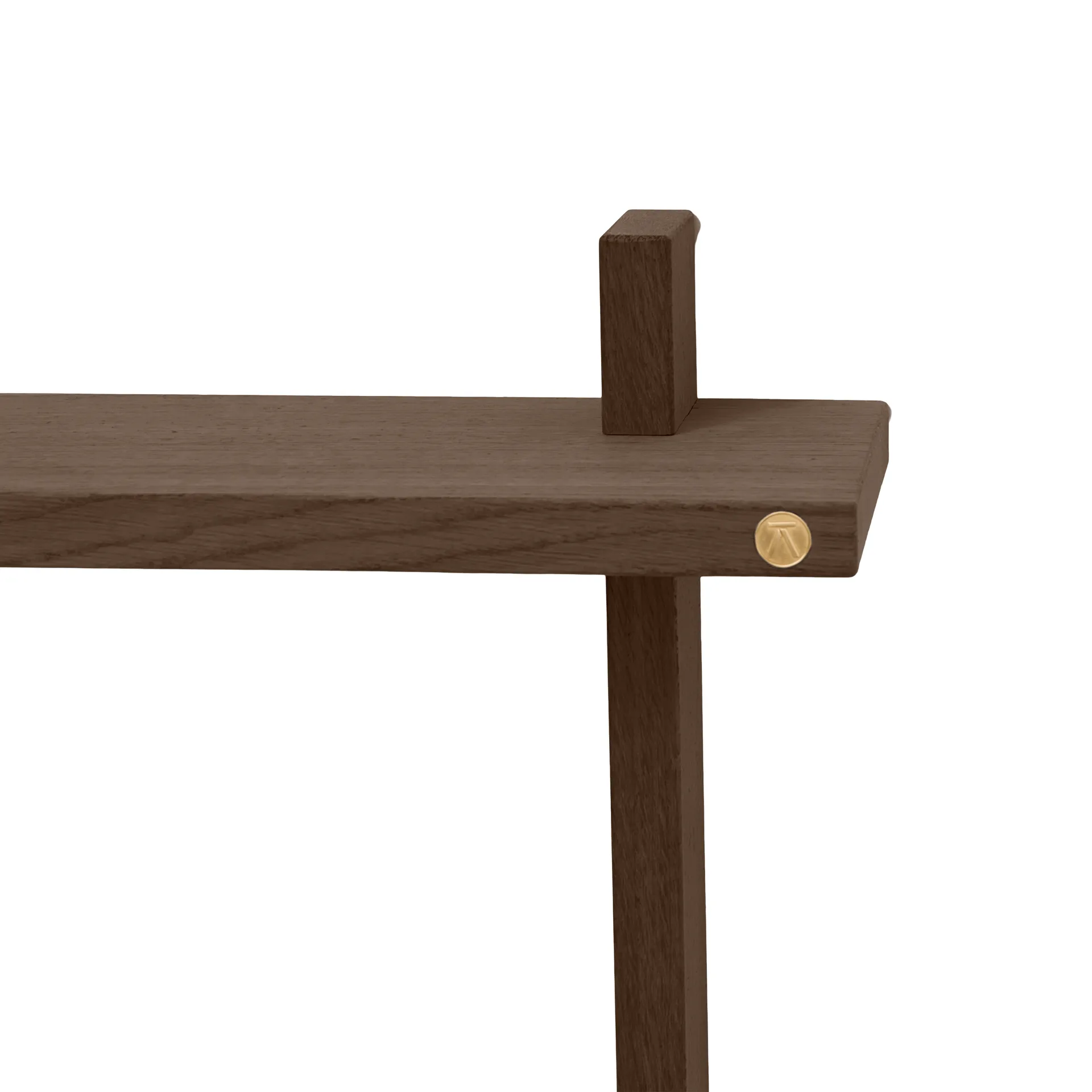 트리트 더블 벽 선반, Smoked Oiled Oak, 50x12x50 cm Andersen Furniture