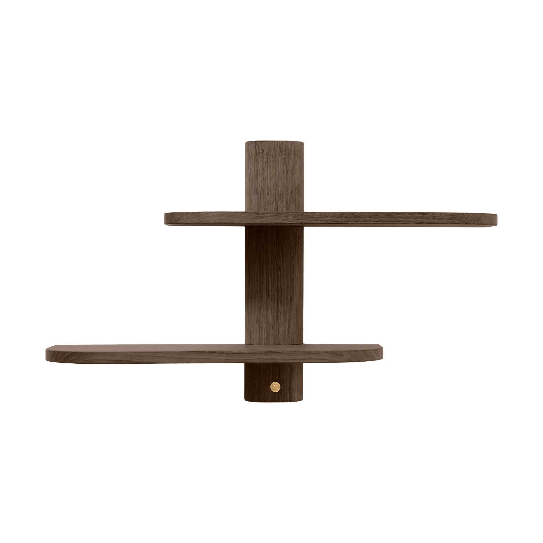 벤드 벽 선반, Smoked Oiled Oak, 50x18x40 cm Andersen Furniture