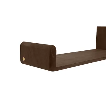 레벨 벽 선반 - Smoked Oiled Oak, 55x18x9 cm - Andersen Furniture