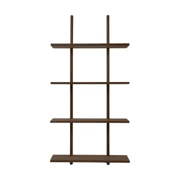 에센스 벽 선반 - Smoked Oiled Oak, 70x25x140 cm - Andersen Furniture