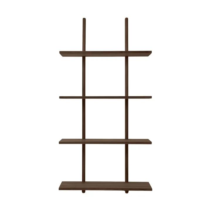 에센스 벽 선반 - Smoked Oiled Oak, 70x25x140 cm - Andersen Furniture