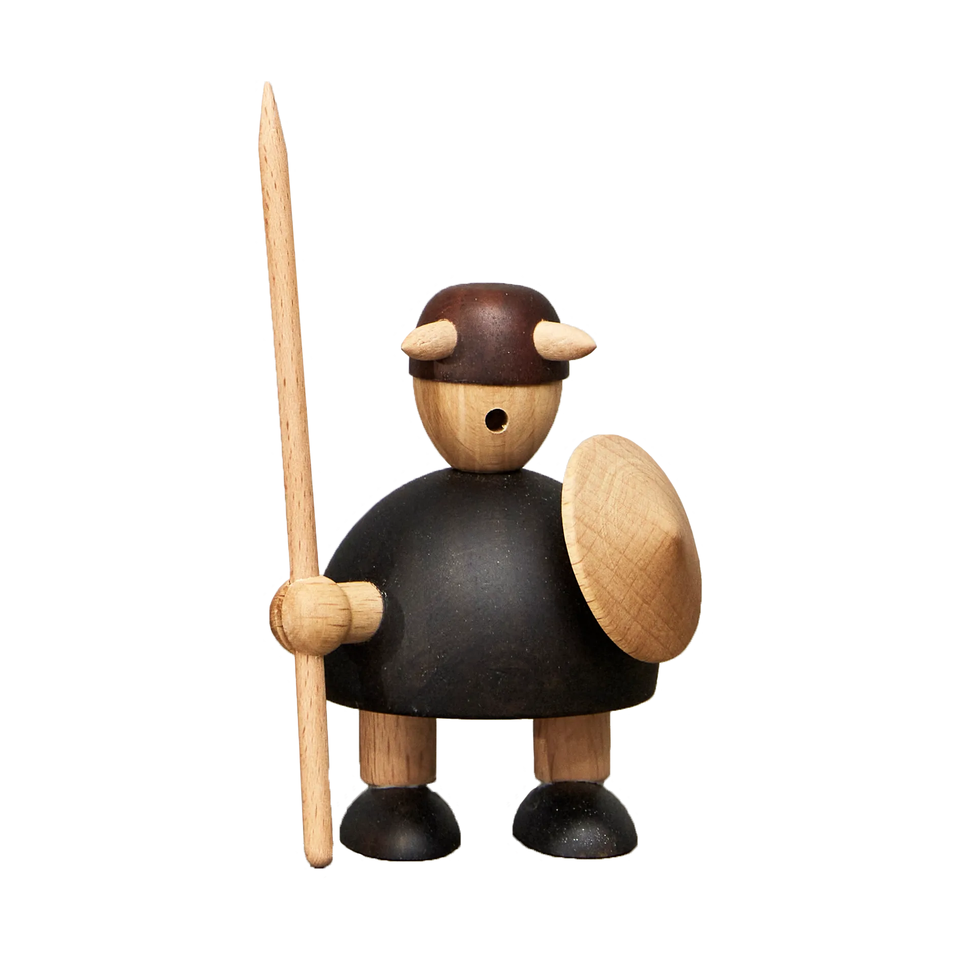 The vikings of Denmark 우든 피규어 스몰, Stained beech Andersen Furniture