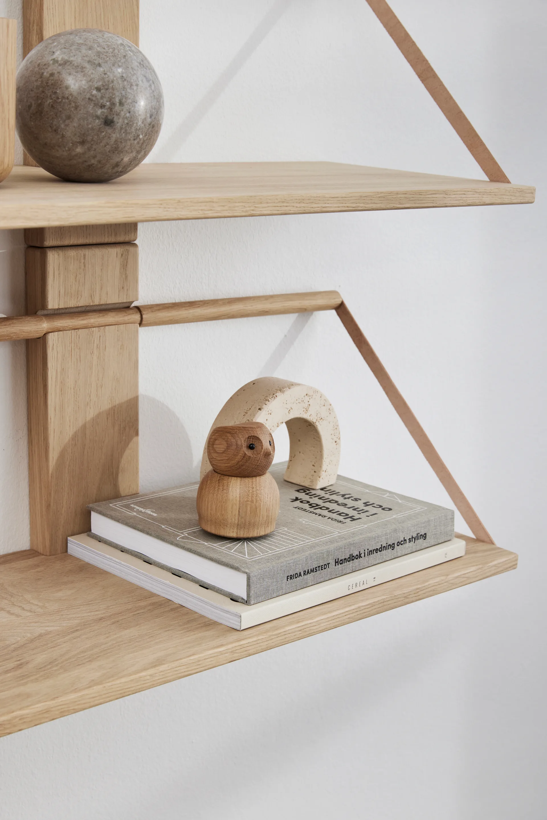Wood Wall 벽 선반 Medium 45x20x32 cm, Oak Andersen Furniture