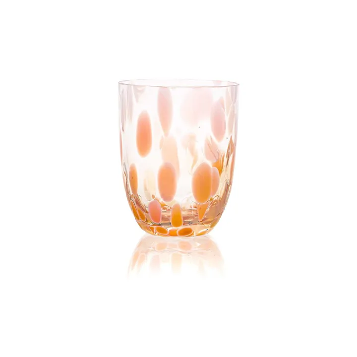 빅 콘페티 드링킹 글래스 25 cl - Peach-vanilla - Anna Von Lipa